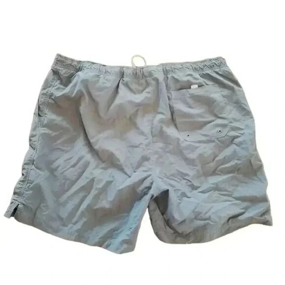 White Sierra Men's Dusty Blue Lined Swim Trunks - Picture 4 of 12